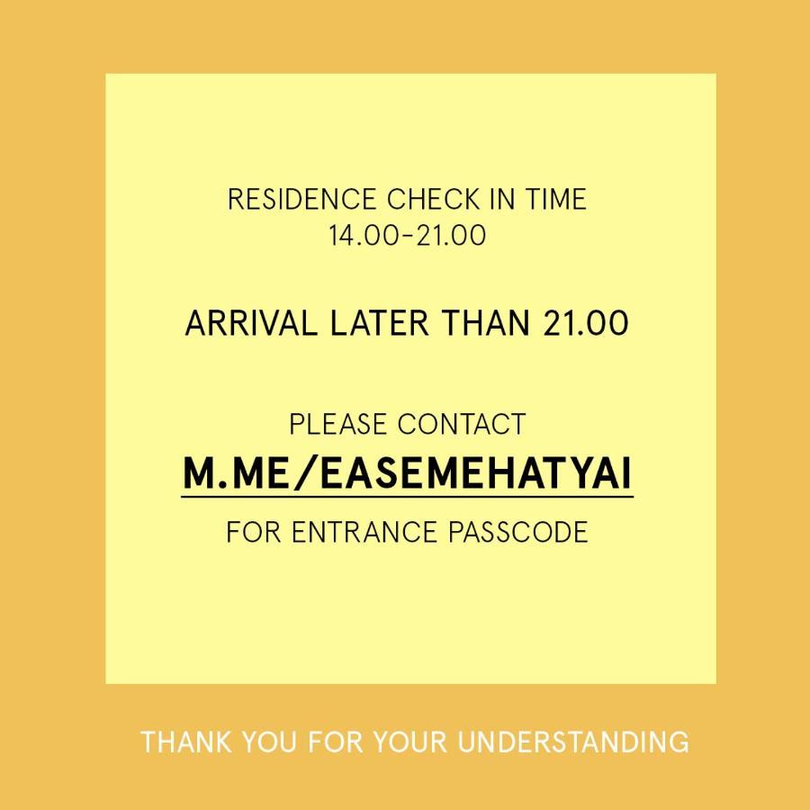 Ease Me Residence Hat Yai Exteriör bild